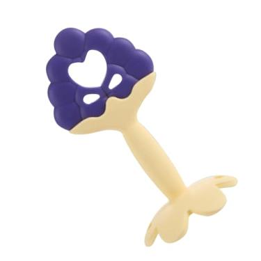 Imagem de Yunir Brinquedo Calmante para Mordedor de bebê Em Formato de Fruta para Recém-nascidos, Material de Silicone Seguro Acalma As Gengivas do bebê e Promove Hábitos de Mastigação Precoce (#13)