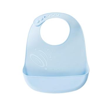 Imagem de Babador de silicone com Cata-migalhas Azul Twibex Azul
