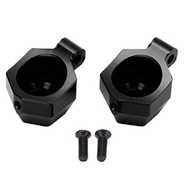 Imagem de Ainoli 1 par de assento de roda de transporte de cubo traseiro de metal para SG1603 SG1604 1/16 RC peças de atualização de carro (Preta)