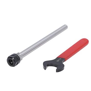 Imagem de YWBL-WH Suporte de Ferramenta de Haste Reta ER11 40Cr Têmpera Carburada para Fresadora CNC Com Faixa de Fixação de 1-7 Mm Furo Interno Retificado de Precisão Haste de 10 Mm de Alta Resistência (#12)