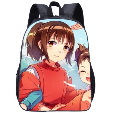 Imagem de Mochila Chihiros Anime School Bag Cartoon Student Oxford