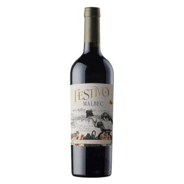 Imagem de Vinho Argentino Tinto Festivo Malbec 750ml - Ideal para Harmonização c