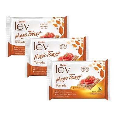 Imagem de 3 Torrada Marilan Biscoito Lev Magic Toast Original 330g