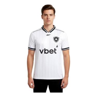 Imagem de Camisa Botafogo Masculina Torcedor Camiseta Nova 25/26 - Reebok, Branc