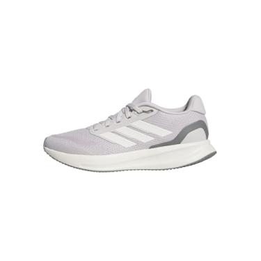 Imagem de adidas Tênis de corrida feminino Run Falcon 5, Roxo gelo/branco fora/preto, 39