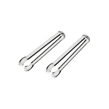 Imagem de Pegador de Gelo em Inox, 19cm, Prata, Ergonômico, para Drinks e Aperitivos