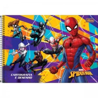 Imagem de Caderno Cartografia E Desenho Spider Man 80fls Capa Sortida - Tilibra