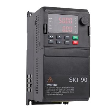 Imagem de Hyuduo Conversor de Frequência Trifásico, Unidade de Frequência Variável Vetorial de 2,2KW Com Proteção de Corrente de Sobretensão e Dissipador de Calor de Alumínio para Equipamentos