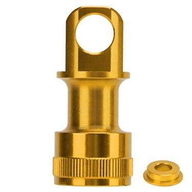 Imagem de KIMISS Suporte de Fivela de Pedal de Liberação Rápida MEIJUN para Bicicleta Dobrável Brompton - Liga de Alumínio Leve e Adaptador de Montagem Com Opções de Instalação de 5 Mm / 10 Mm (Ouro)