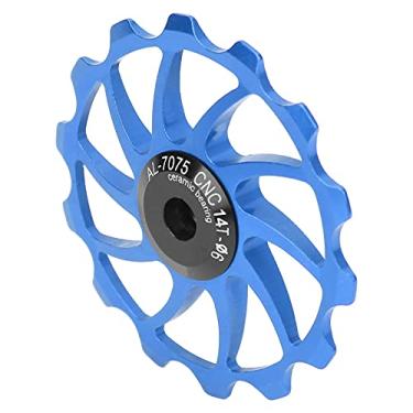 Imagem de KIMISS Rolo Traseiro da Polia da Bicicleta de Ciclismo 14t Roda Guia-peças Polia Bicicleta Liga de Alumínio para Deslocamento Suave (#2)