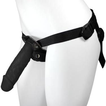 Imagem de Cinta Peniana com Pênis Realístico Crono 20 x 5cm Preto