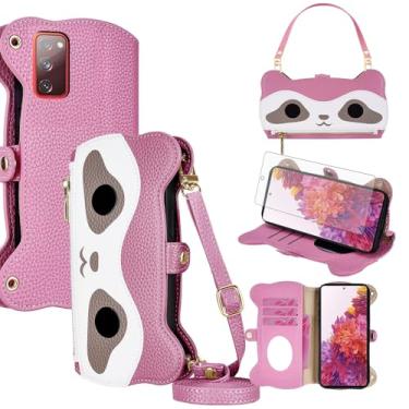 Imagem de Asuwish Capa de telefone para Samsung Galaxy S20 FE XHX EUA rosa
