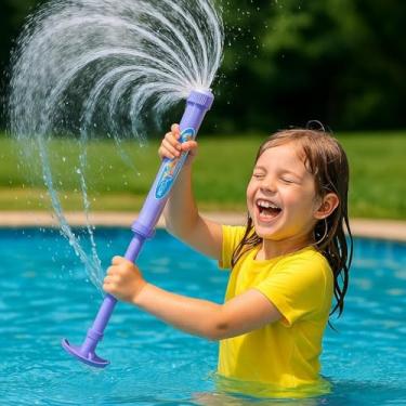 Imagem de Brinquedo para Diversão ao Ar Livre, Lançador de Água Super Splash, Pistola de Água com Jato Forte, Leve e Fácil de Carregar, Cor Aleatória
