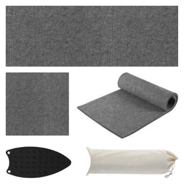 Imagem de AiVeUao Tapete de prensagem de lã para acolchoamento-599 cm x 43 cm