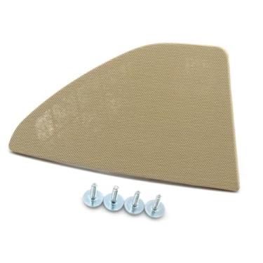 Imagem de Goodithy Para BMW Série 5 F10 F11, capa de alto-falante traseiro da porta interna, substituição de acabamento do painel da grade de áudio da buzina do alto-falante de porta 2010-2016 (bege, traseira