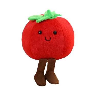 Imagem de Boneco De Pelúcia De Tomate, Brinquedo De Cartoon Fofo, Decoração De F
