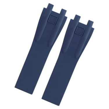 Imagem de AMSOH Pulseira de borracha de silicone para Ulysse Nardin, esportes ao ar livre, impermeável, pulseira de substituição, acessórios de relógio (1)