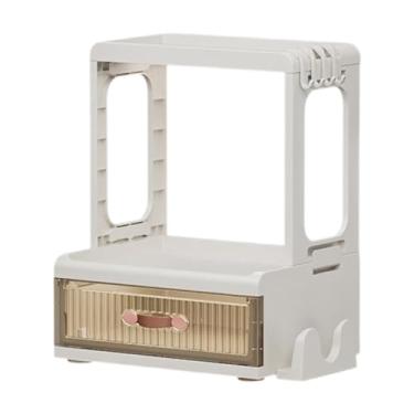 Imagem de Gralara Organizador de condimentos de cozinha, armário utilitário com caixa de temperos, prateleira de temperos removível, armário para dormitório, mesa, 3 Camadas