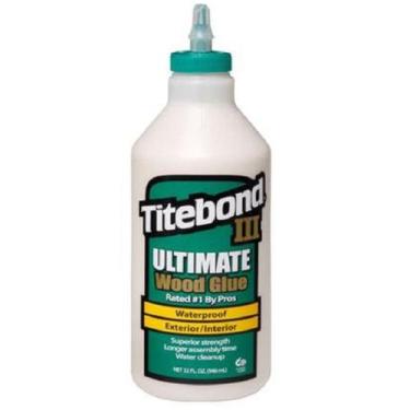 Imagem de Cola Adesivo Titebond III Ultimate Wood Glue Para Madeira 1,05 kg