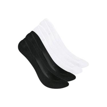 Imagem de Kit 4 Pares de Sapatilhas Selene 7340-003 Colorido, Preto