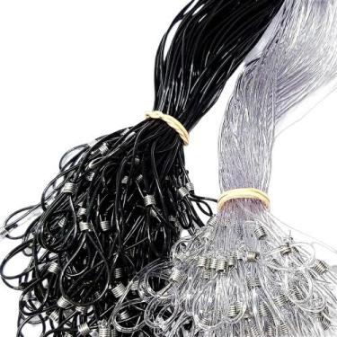 Imagem de 12 Cordão Cordinha Nylon Silicone Armação Óculos Leitura Grau Sol Sola