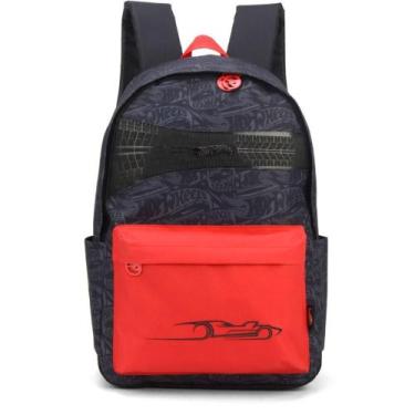 Imagem de Mochila HOT Wheels Grande - Preto
