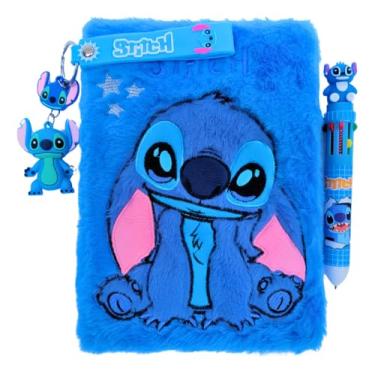 Imagem de Kit Caderno Pelúcia Stith Caneta Cores E Chaveiro Promo