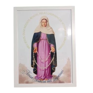 Imagem de Quadro Decorativo Nossa Senhora das Lágrimas