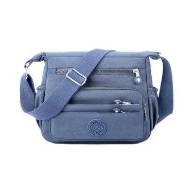 Imagem de Bolsa Transversal Feminina Leve De Nylon Com Alça Ajustável E Múltiplo