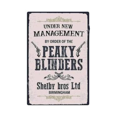 Imagem de Placa De Metal Vintage Peaky Blinders Whiskey, Arte Retrô, Decoração D