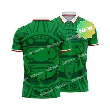 Imagem de Camisa POLO Masculina De Verão Com Decote Em V, Manga Curta, Estampa 3