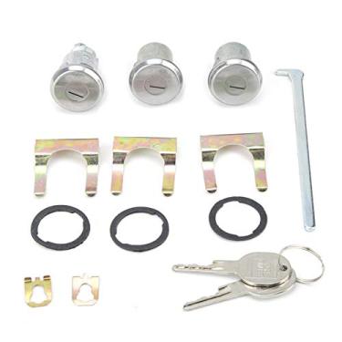 Imagem de Cilindro De Fechadura De Porta E Chave, Kits De Núcleo De Fechadura De Porta De Carro, Anti-roubo, Segurança De Porta De Automóvel 654394765282, Adequado Para Malibu