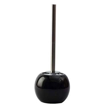 Imagem de Suporte de escova de vaso sanitário de cerâmica - escova de vaso sanitário longa descontaminação base de escova de vaso sanitário (cor: D) (D)