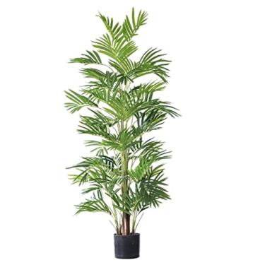 Imagem de SLGGPJBU Plantas falsas planta artificial plantas artificiais estilo nórdico sala de estar interior árvore artificial planta verde chão bonsai decoração interior árvore falsa plantas artificiais