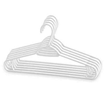 Imagem de Conjunto Cabides com 5 Unidades 5032 Dasplast Branca