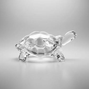 Imagem de Decoração Tartaruga Enfeite Em Vidro Cristal Alta Qualidade - climaco