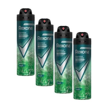 Imagem de Kit 4 Desodorantes Rexona Motionsense Men Antitranspirante Aerossol Im