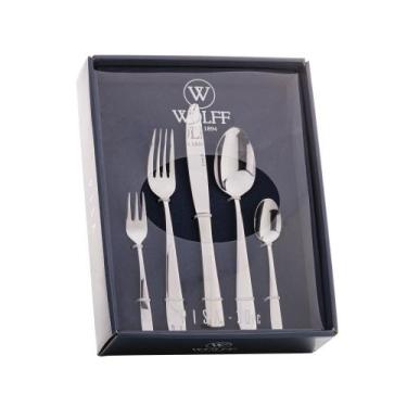 Imagem de Faqueiro 30 Peças Aço Inox Pisa Wolff Rojemac, Inox, 30 peças