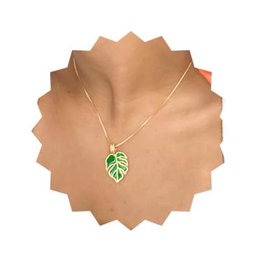 Imagem de ROHNES Colar de Costela de Adão Folheado a Ouro 18k, Feminino, Prata, Metal, Aço Inoxidável