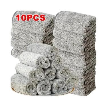 Imagem de Panos De Limpeza De Microfibra Macios E Absorventes, Toalhas Reutilizá