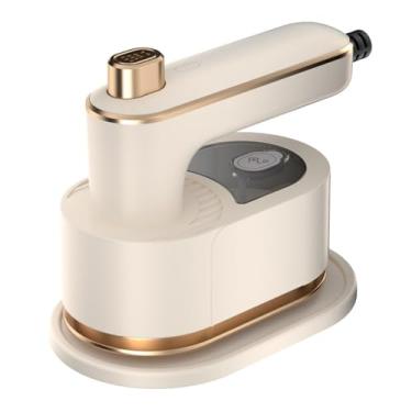 Imagem de Vaporizador de roupas portátil 3 em 1 – aquecimento rápido de 15s, dobrável a 180° para viagens e casa - branco