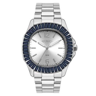 Imagem de Relógio Euro Feminino Stones Prata - Eu2035Yxc/4K