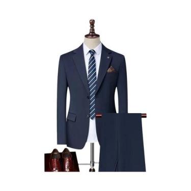 Imagem de Conjunto De Terno Masculino Elegante 2025 De Alta Qualidade Para Negóc