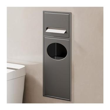 Imagem de Nicho de chuveiro de aço inoxidável - Organizador de armazenamento de alcova à prova d'água para xampu, artigos de higiene e papel higiênico - Cinza 52 x 20 x 13,6 cm - Ideal para banheiro, cozinha e