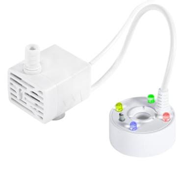 Imagem de Nebulizador USB | de atomizador para lagos | Lago ultrassônico com luzes LED, bomba de máquina, decorações de Natal de Halloween