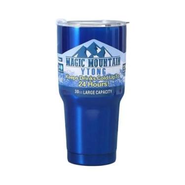 Imagem de Garrafa De Água De Aço Inoxidável De 30Oz Com Canudo, Termo Tumbler Pa