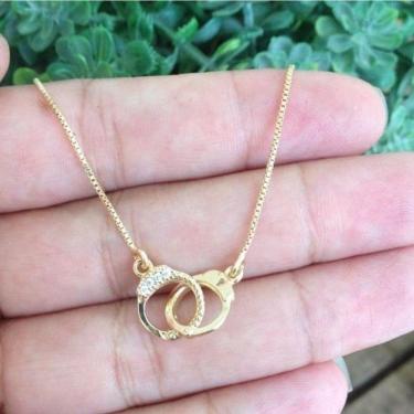 Imagem de Gargantilha Algemas Banhado A Ouro Delegada