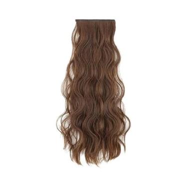 Imagem de Apliques De Cabelo Sintético Curto Cacheado De 10 a 14 Polegadas Com C