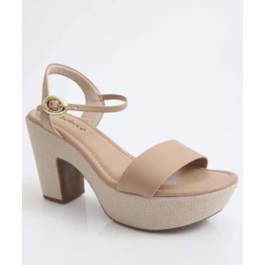 Imagem de Sandália Feminina Meia Pata Bebecê Off White-11074, Off white, 36