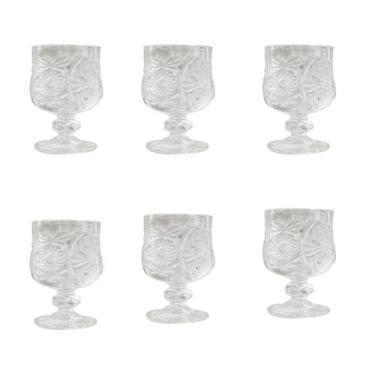 Imagem de Conjunto de mini taça de vidro 40 ml - 4,5cmx7cm - QUERO PRESENTEAR, 4